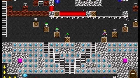 Jetpack (DOS) Level 28 - Contraption TAS (WIP 2)