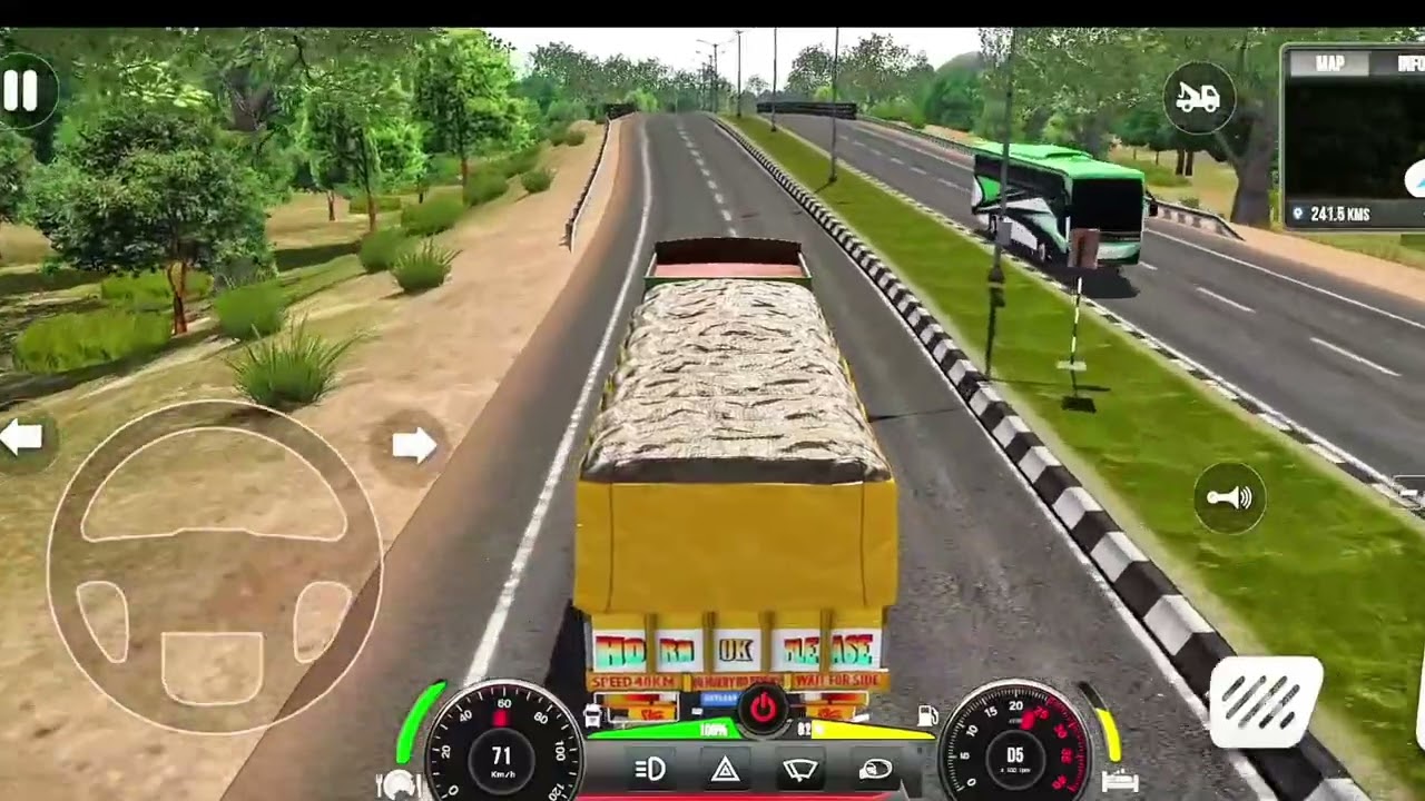 🚚 Steep Hill Climb ⛰️ | Fully Loaded Truck | Truck Simulator Gameplay In Hindi