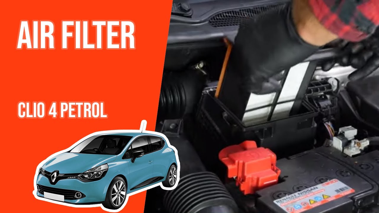 How to replace the air filter Clio mk4 0.9 TCe 💨 YouTube