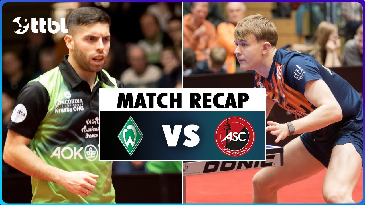 BREMEN vs. GRÜNWETTERSBACH (Tischtennis Bundesliga Recap) | Matchday 14 | 2025/2026