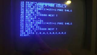 Famous C64 Random Color Text Profile
