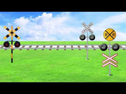 【踏切アニメ】ふみきりカンカンの日常 5525 ♪ Railroad crossing daily life 5525 ♫