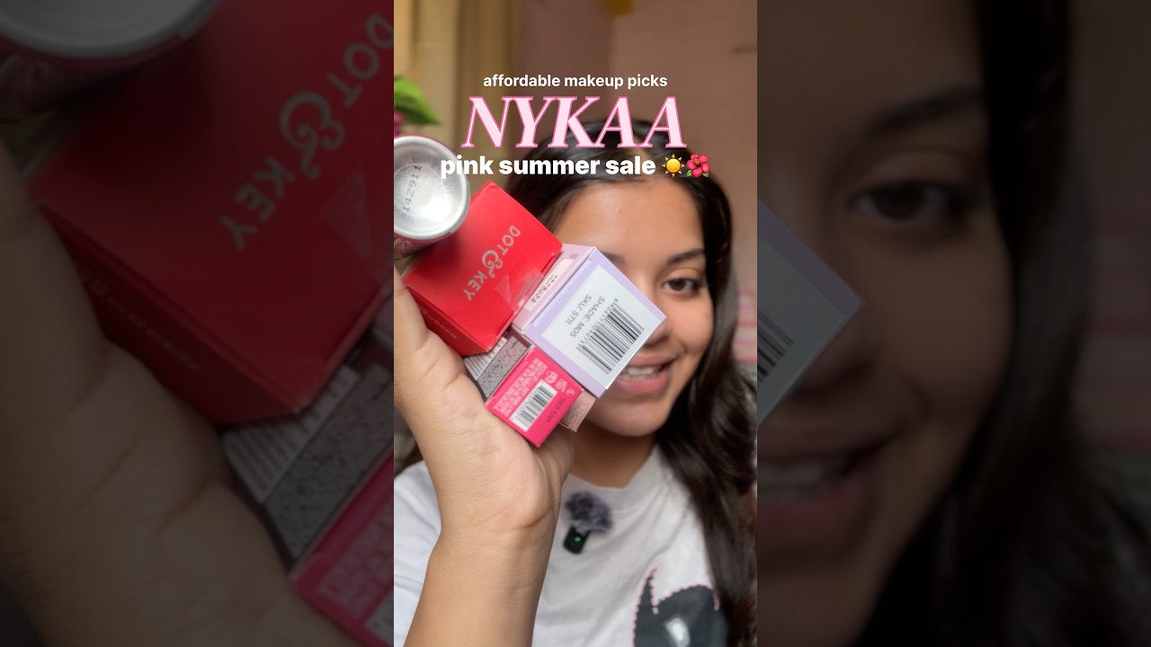nykaa pink summer sale haul + recommendations 🌺 #nykaa #sale #haul #beauty #makeup #affordable