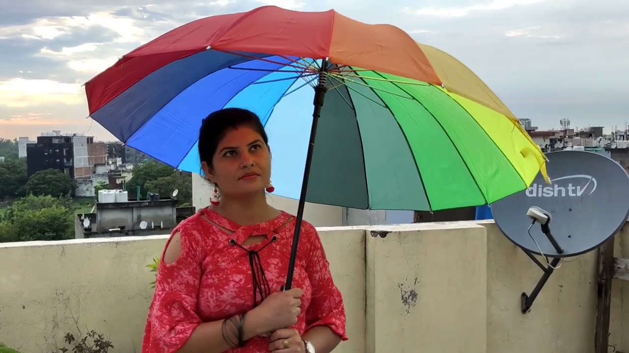 Best Rainbow Umbrella 48.4 inch Big size Unboxing and Review