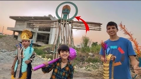 Etna Bada Ravan Bana Diya 😯 #souravjoshivlogs #mithunrajputvlogs #funnyvlog