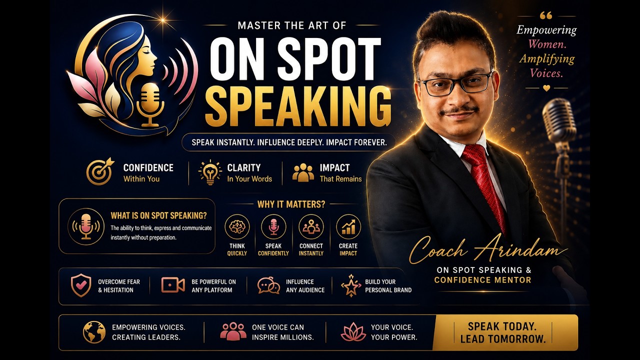 Arindam Sen — Speak On The Spot