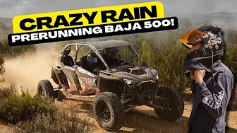Prerunning Baja 500 - CRAZY RAIN STORM