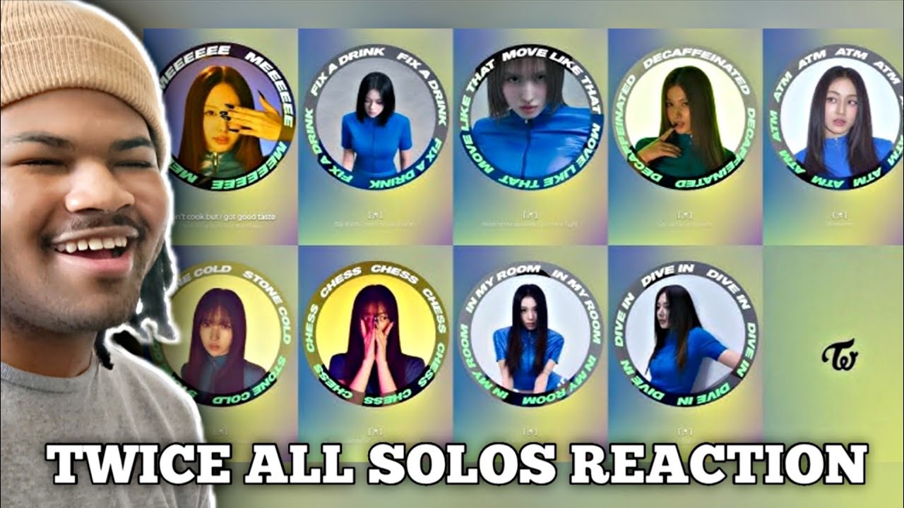 REACTING TO ALL TWICE SOLO SONGS