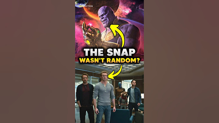Did Thanos Lie About the Snap Being Random? #thanos