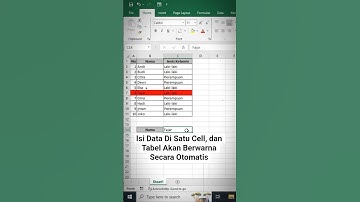 Cara Otomatis Menandai Cell Dengan Warna #exceltricks #conditionalformatting #exceltips