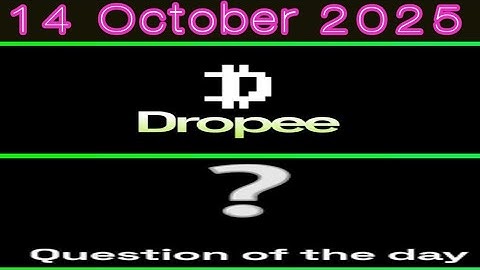 Dropee Quiz Answers Today | Dropee Quiz All Correct Answers | Dropee App Quiz Answers Today