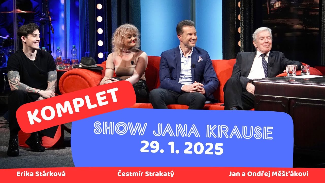 Celý díl - Show Jana Krause 29. 1. 2025 - YouTube