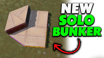 NEW SOLO BUNKER META In Rust | Rust Building Tutorial 2025