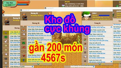 Ngoc Rong Online: Đây có phải ông trùm buôn đồ sv2? show gần 200 món 4567s cho ae  mua chơi tết 2022