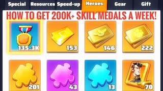 Last War Survival Guide To 200k Skill Medals Weekly