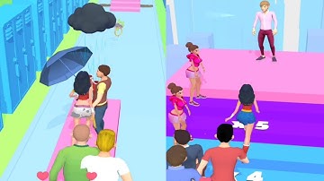 Makeover Run!👠👗💃🏾💄👒 All Levels gameplay walkthrough Lvls 35-36 Android games