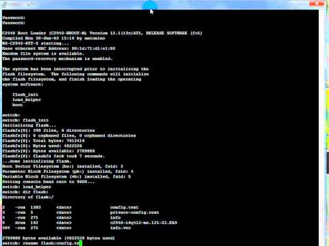 Cisco 2940 Password