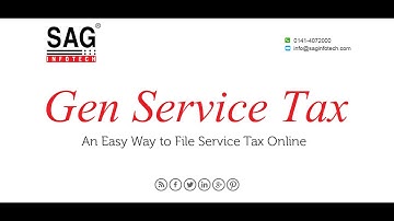 Gen Service Tax:  Service Tax Return Filing Software