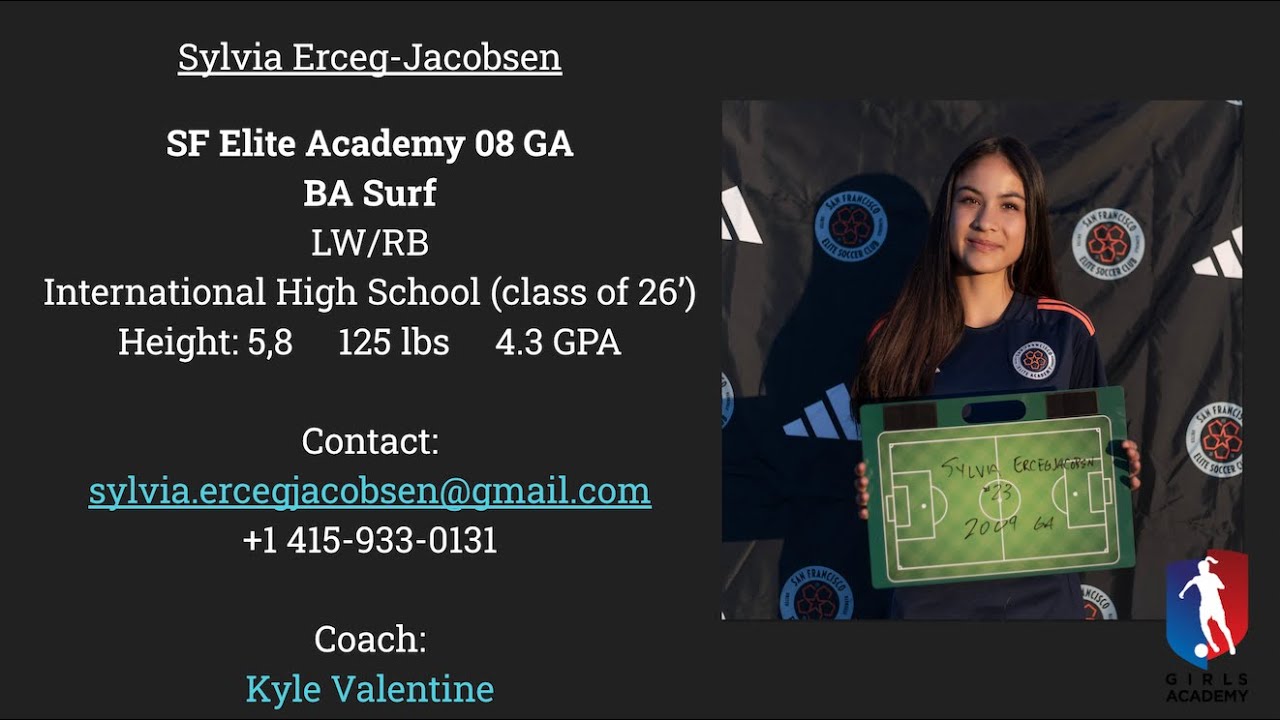 Sylvia Erceg - LB/LW - Class of 26' - BA Surf and SFEA Spring 25' Highlights