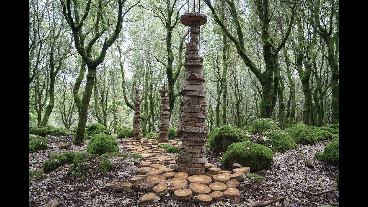 TOTEM - (Parco Is Trebinas - Morgongiori) - Monte Arci Land Art Festival