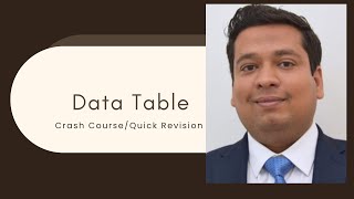 Data Table for IBPS PO Preparation