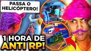 1 HORA de GTA ANTI RP 😈 *FUI BANIDO* TEVE BRIGA 🤣 (JILSU)