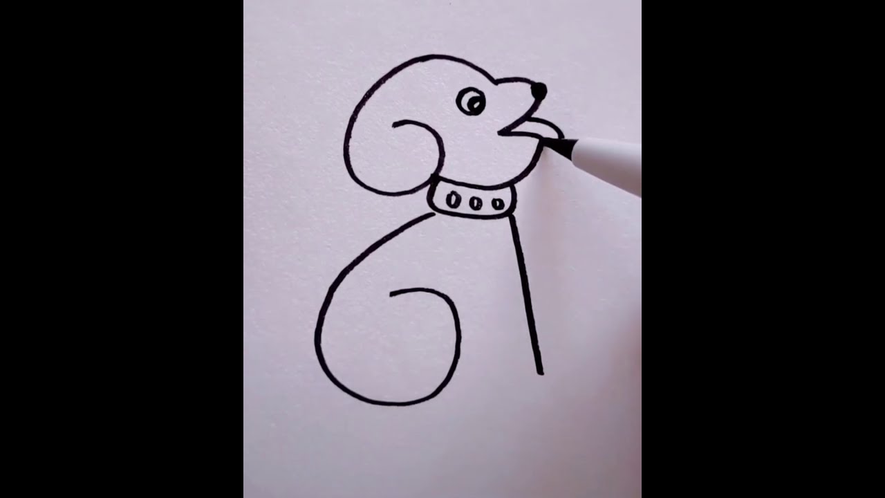 Drawing From Number 61 62 To Be A Dog Youtube