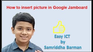 How to insert picture in Google Jamboard.