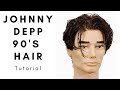 Johnny Depp 90's Hairstyle Tutorial - TheSalonGuy