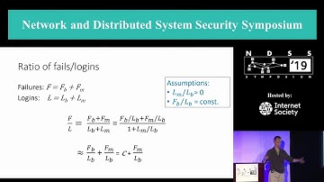 NDSS 2019 Distinguishing Attacks from Legitimate Authentication Traffic at Scale