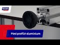 Vidéo: Pied profilé aluminium – D40 – M8x90 - Noir