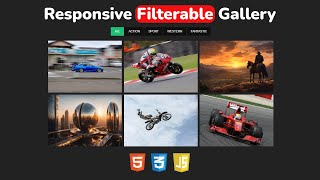 видео: Адаптивная галерея с фильтрами HTML, CSS & JavaScript || Responsive filterable gallery using Isotope картинка: Адаптивная галерея с фильтрами HTML, CSS & JavaScript || Responsive filterable gallery using Isotope