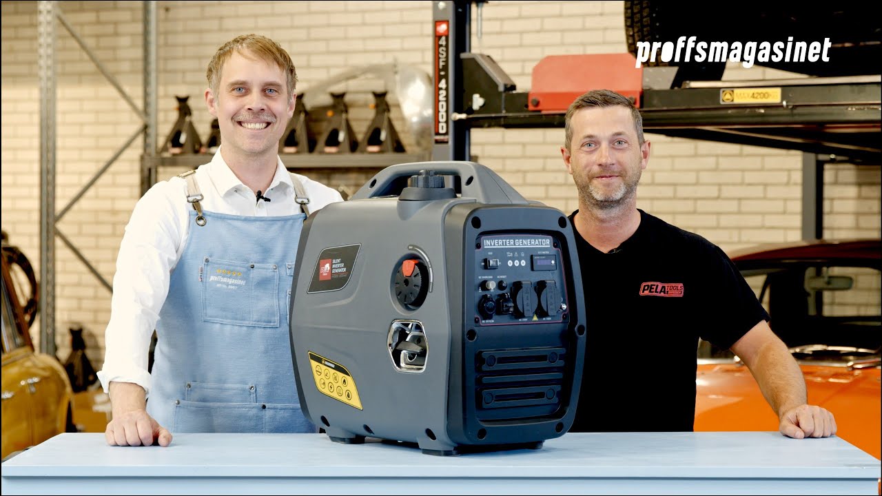 Pela 542072 - Tystgående elverk på 3200 watt. Köp på Proffsmagasinet.