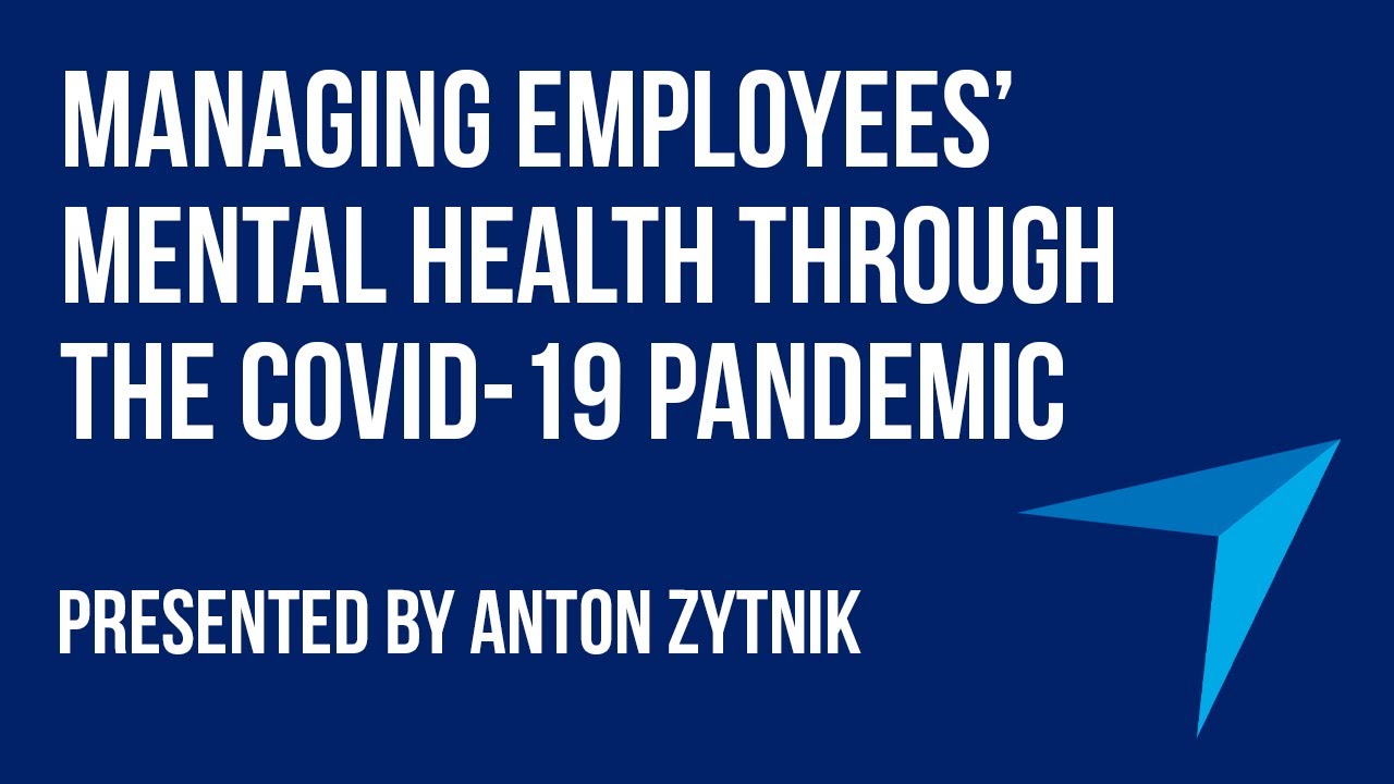 Managing staff mental health during the COVID-19 pandemic - YouTube
