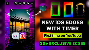🥶 Exclusive iOS REELS EDGES with TIMER | iOS Instagram on android | 60 Seconds Story