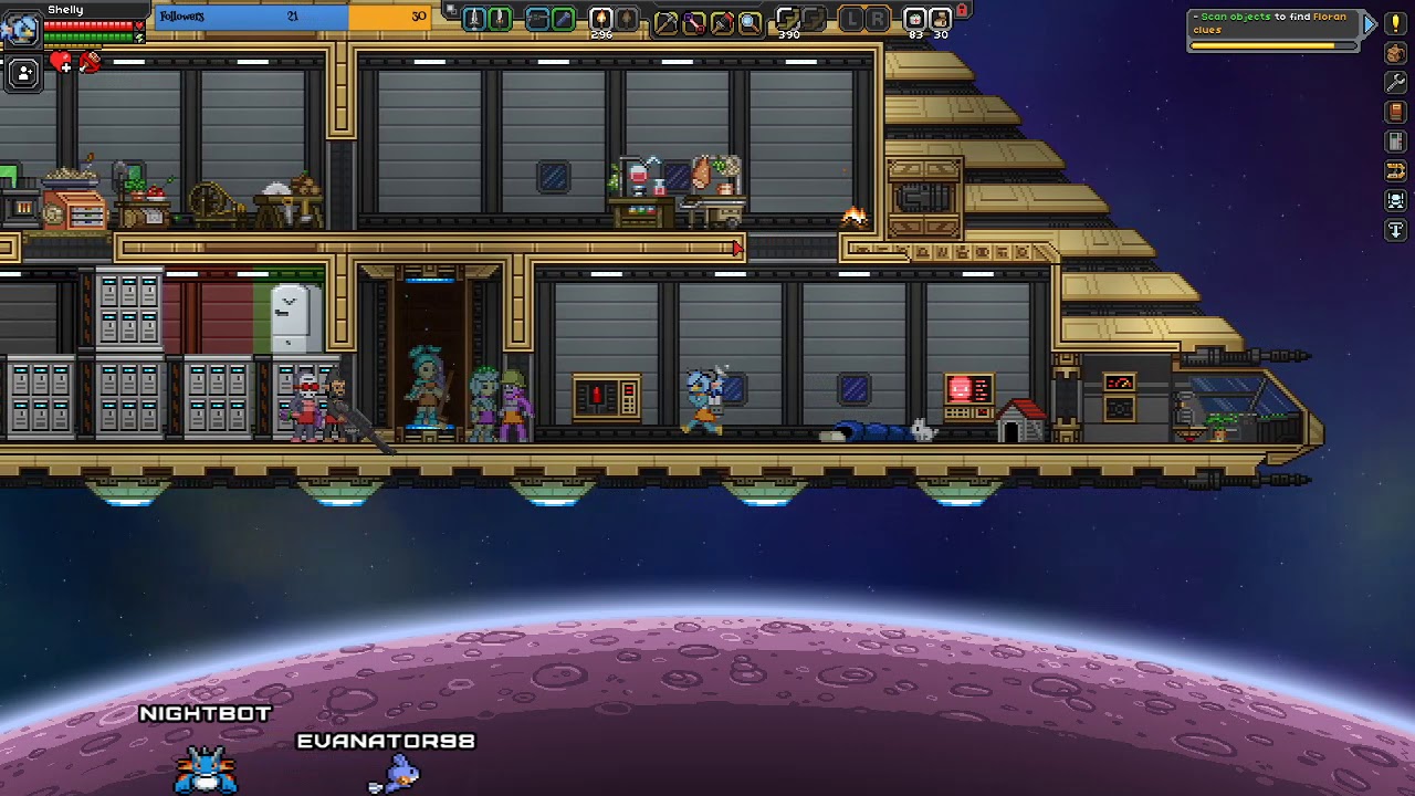 Relaxing Starbound Stream (Day 6): Short Stream, WHERE'S THE LAST FLORAN SCAN!?!