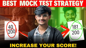 BEST Mock Test Strategy for MHT-CET 🔥| INCREASE YOUR SCORE ✅ | MHT-CET 2025