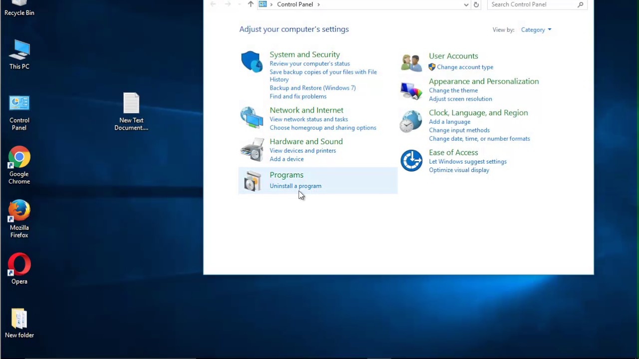 Uninstall NewBlueFX App Manager on Windows 10
