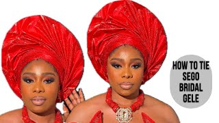 How to style BRIDAL SEGO GELE