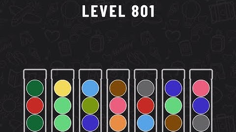 Ball Sort Puzzle Level 801 #ballsortpuzzle #ballsortpuzzlegameplay #puzzlegame #mobilegames
