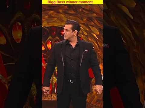 Bigg Boss 17 winner moment #shorts #munawarfaruqui #biggboss #biggboss17