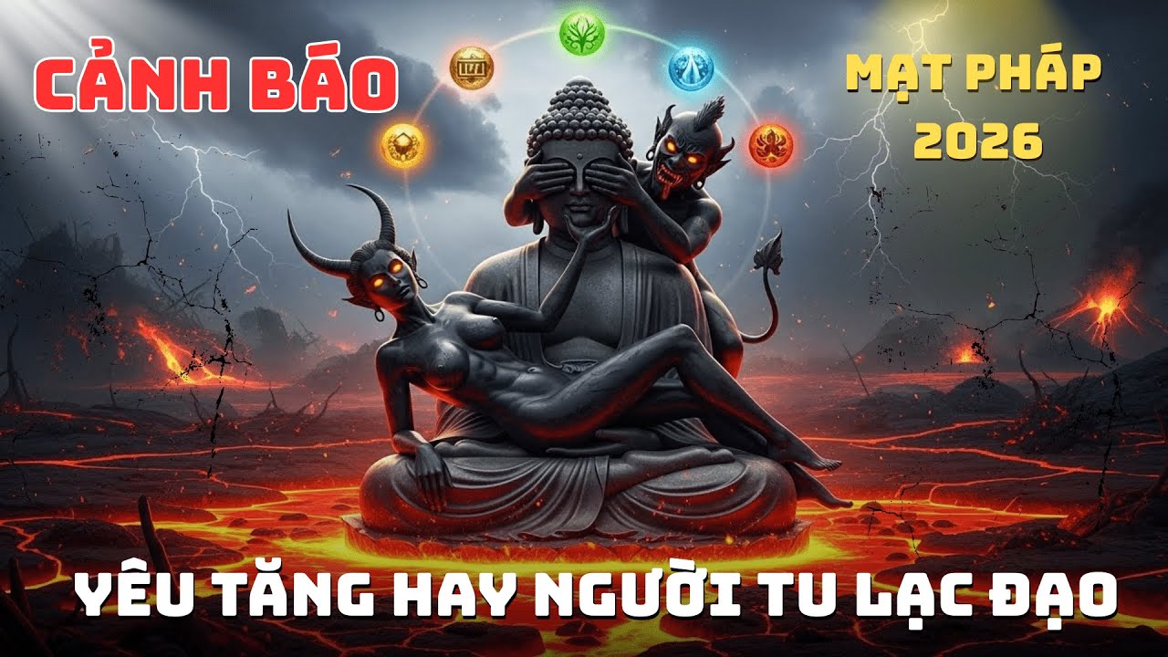 CẢNH BÁO THỜI NAY: YÊU TĂNG LỘ DIỆN, NGƯỜI TU LẠC ĐẠO TRONG MẠT PHÁP 2026?
