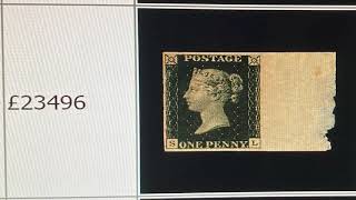 Bidding in a postal stamp auction