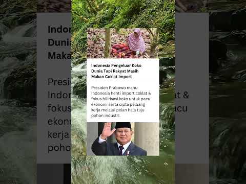 Presiden mahu hilirisasi koko diperkasa! 🍫 #news #berita #Prabowo #Hilirisasi #EkonomiIndonesia