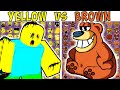 Fnf character test  gameplay vs my playground  all yellow vs brown test