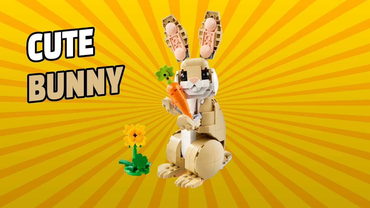 LEGO® Creator 3in1 Cute Bunny | 31162 | Stop Motion - EASTER SPECIAL!