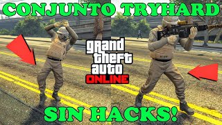 CONJUNTO MODEADO SUPER TRYHARD SIN HACKS! (CAMUFLADO) PS4&XBOX - GTA V ONLINE