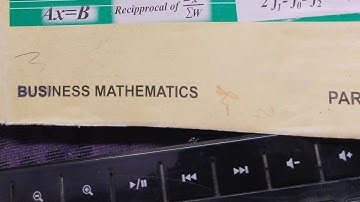 INVERSE OF 3 ORDER 3 MATRIX //BCOC-134//BUSINESS MATHEMATICS AND STATISTICS//IGNU WALA BOY