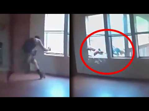 Suspect Evades Arrest By Jumping Through Closed Window