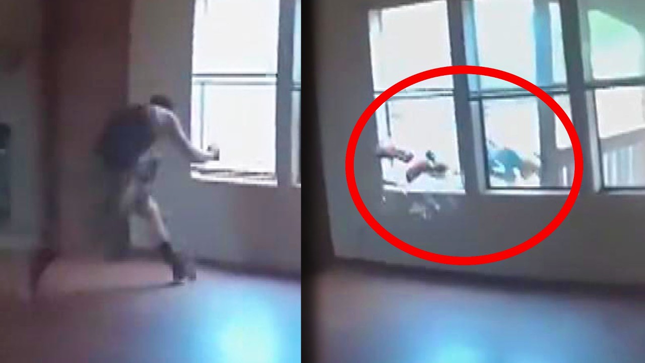 Suspect Evades Arrest By Jumping Through Closed Window